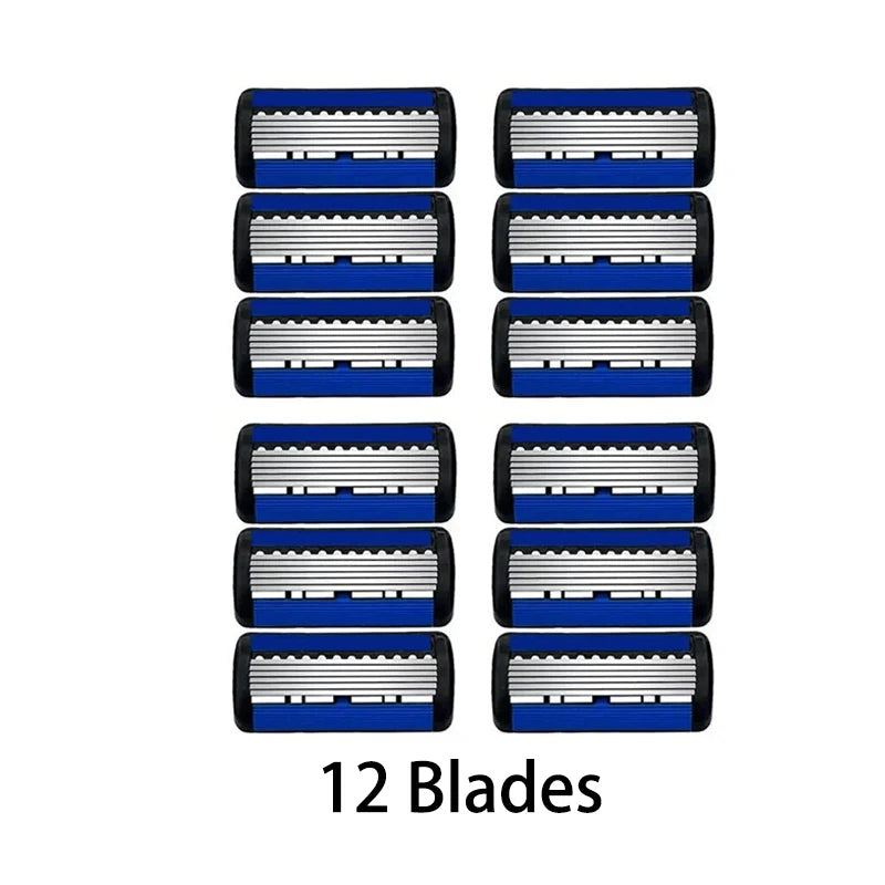 Razor Classic 6 Layer Safety Razor for Mens Shaving&Womens Hair Removal Shaving Blades Manual Shaver