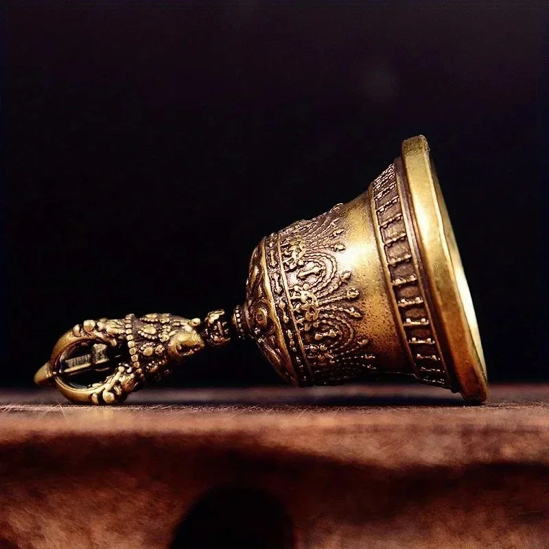 Christmas Bronze Bell Creative Gift Home Decoration Accessories Brass Handicraft Die-casting Drop Bell Key Car Button Wind Bell