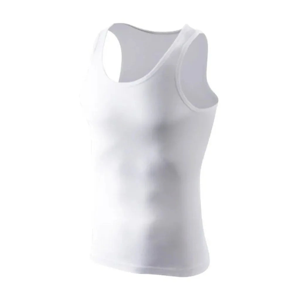2026 NEW Four Seasons Men Pure Cotton Vest Youth Fit Sports Fitness Middle-aged Casual Sleeveless Top