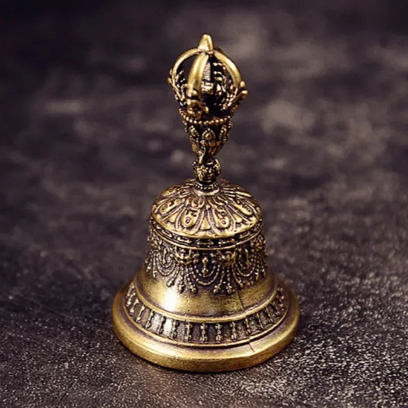 Christmas Bronze Bell Creative Gift Home Decoration Accessories Brass Handicraft Die-casting Drop Bell Key Car Button Wind Bell