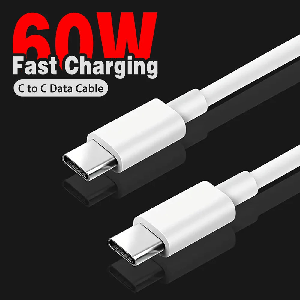 60W USB-C to USB-C Fast Charging Cable