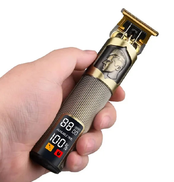 2026 T9 Electric Hair Clipper Professional Men's Barber Shaver Beard Trimmer Rechargeable Hair Cutting Carving Machine