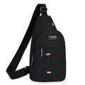 HOMEFISH Men's One Shoulder Crossbody Chest Bag, Large Capacity Fashion Small Shoulder Bag, Outdoor Sports Casual Daypack