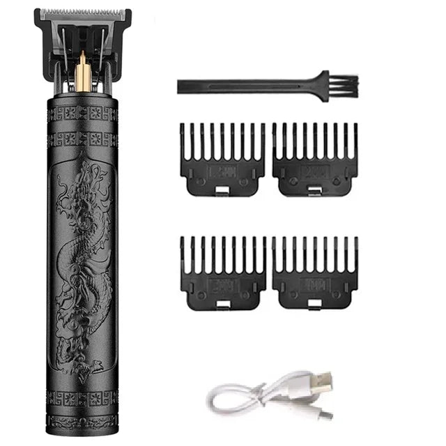 2026 T9 Electric Hair Clipper Professional Men's Barber Shaver Beard Trimmer Rechargeable Hair Cutting Carving Machine