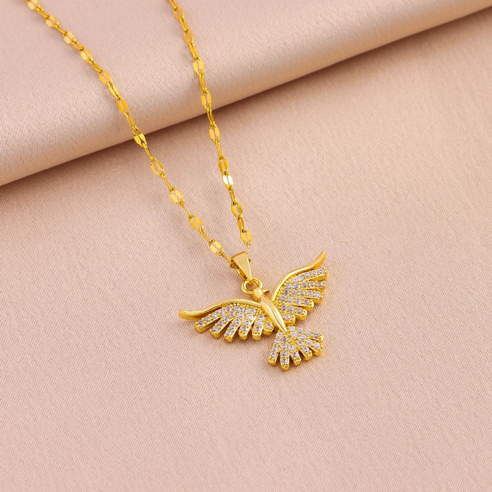 Phoenix Gold Necklace