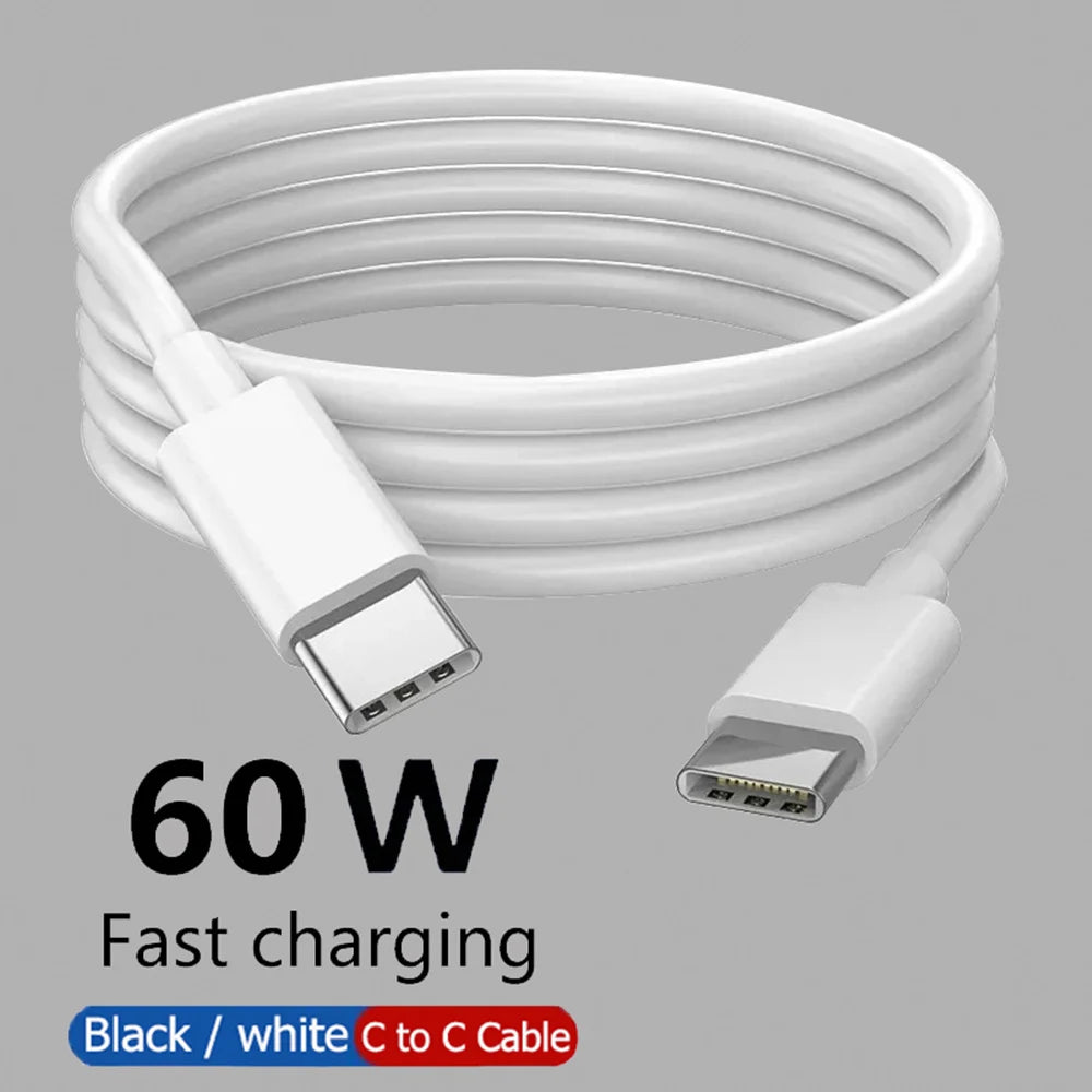 60W USB-C to USB-C Fast Charging Cable