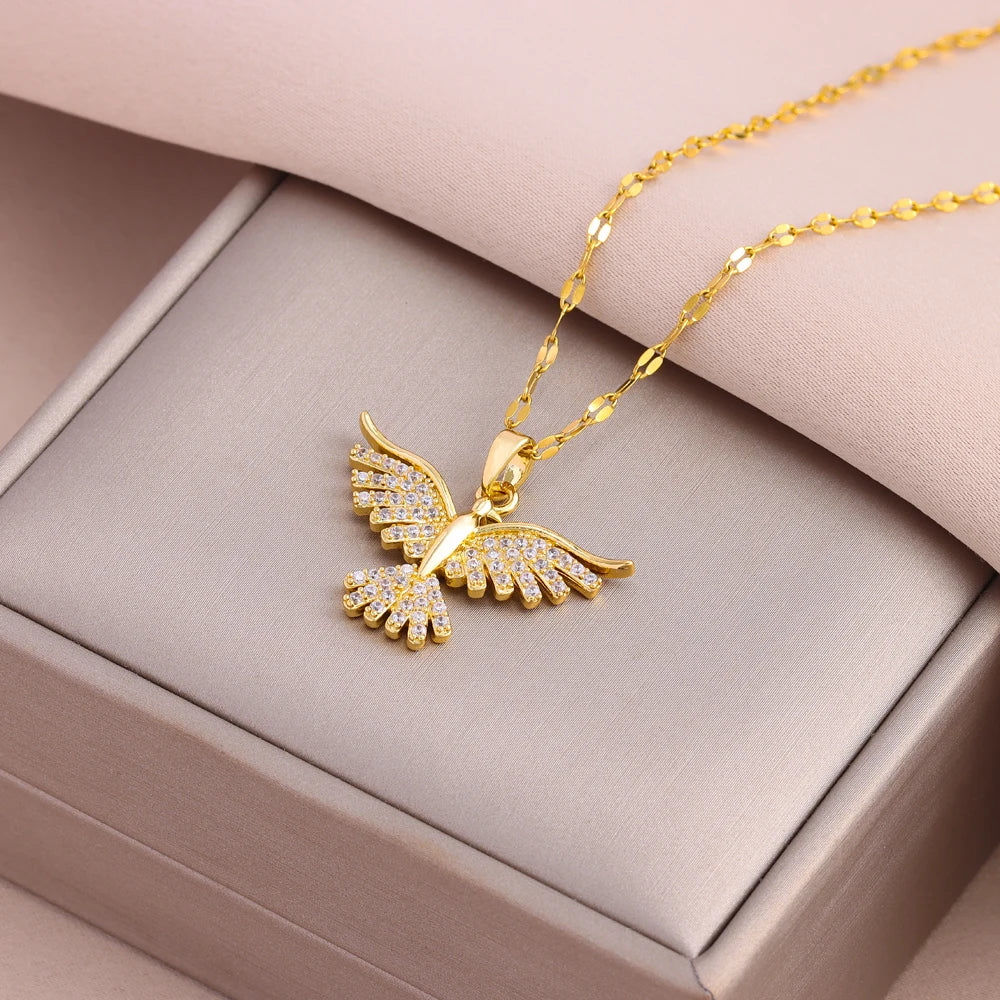 Phoenix Gold Necklace