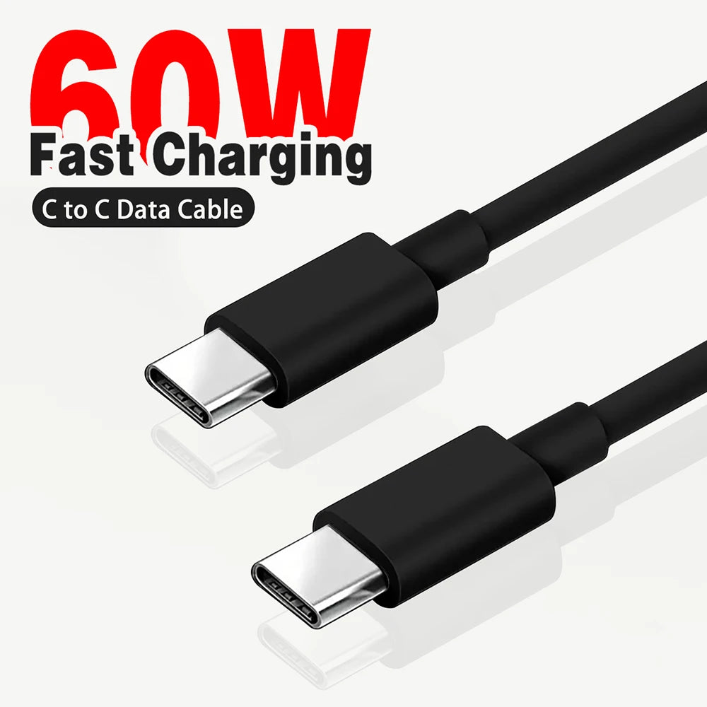 60W USB-C to USB-C Fast Charging Cable