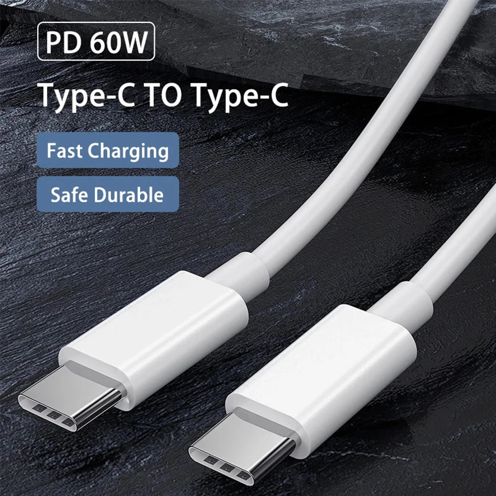 60W USB-C to USB-C Fast Charging Cable