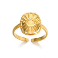 316L Stainless Steel Shell Rings for Women Adjustable Gold Color Little Star Open Rings Female Jewelry Weddings Gifts New Trendy