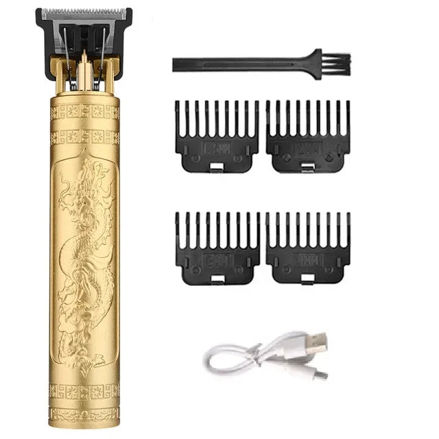 2026 T9 Electric Hair Clipper Professional Men's Barber Shaver Beard Trimmer Rechargeable Hair Cutting Carving Machine