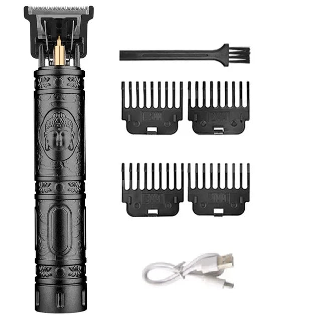 2026 T9 Electric Hair Clipper Professional Men's Barber Shaver Beard Trimmer Rechargeable Hair Cutting Carving Machine