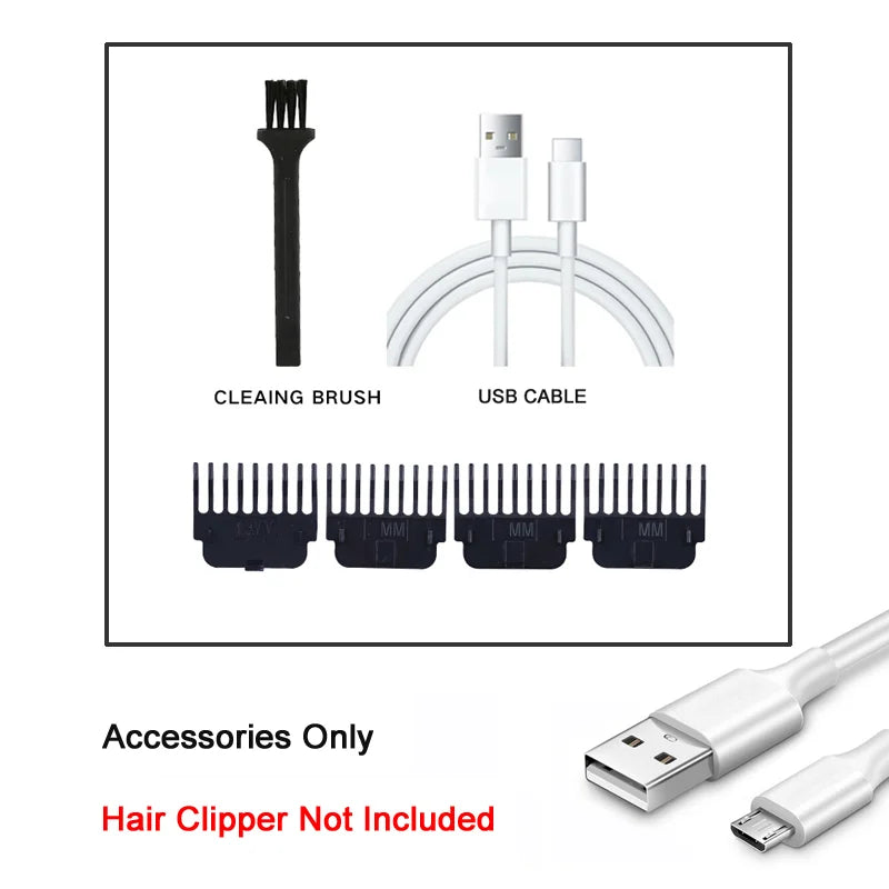 2026 T9 Electric Hair Clipper Professional Men's Barber Shaver Beard Trimmer Rechargeable Hair Cutting Carving Machine