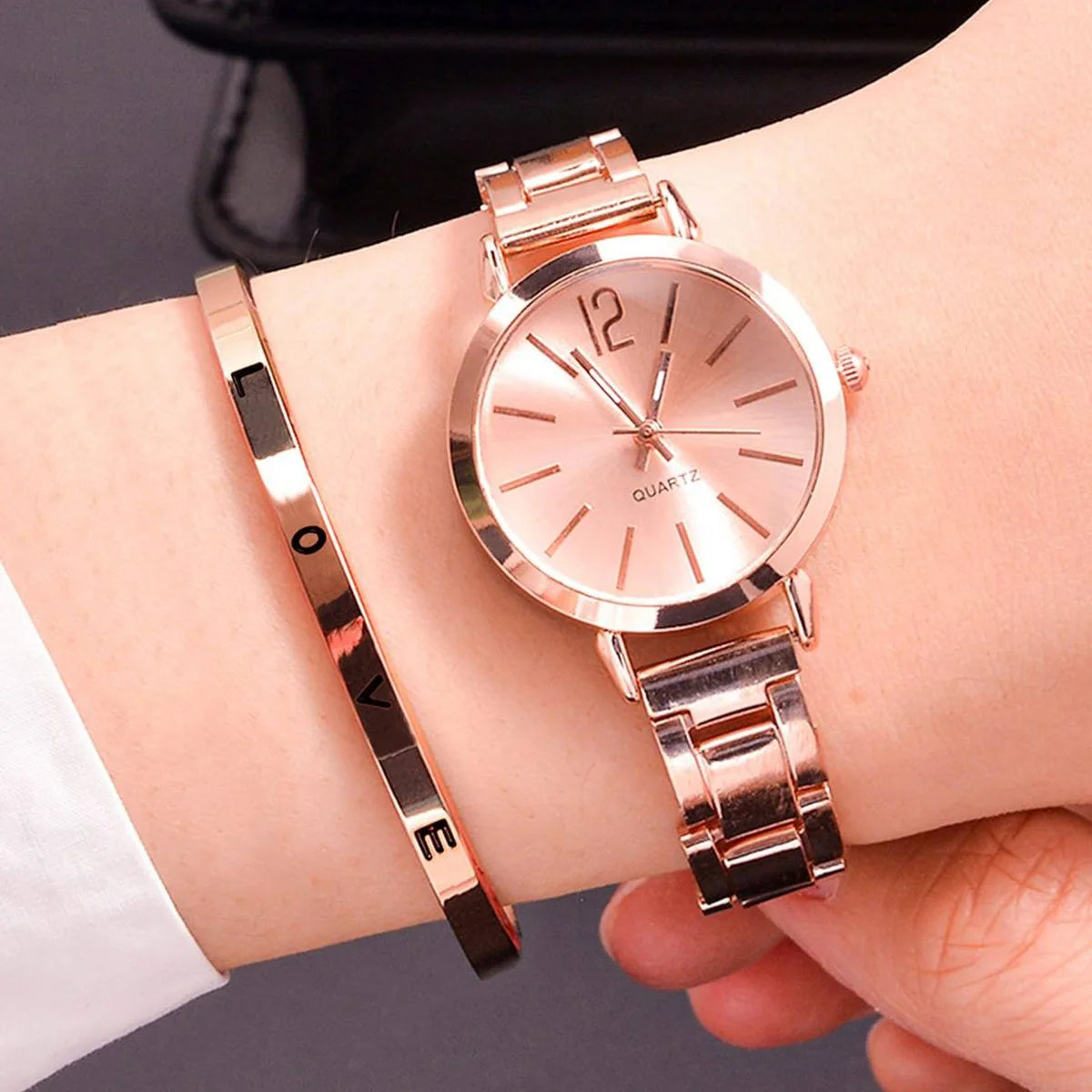 Ladies Quartz Watch Set