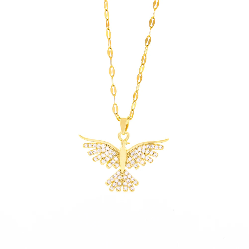 Phoenix Gold Necklace