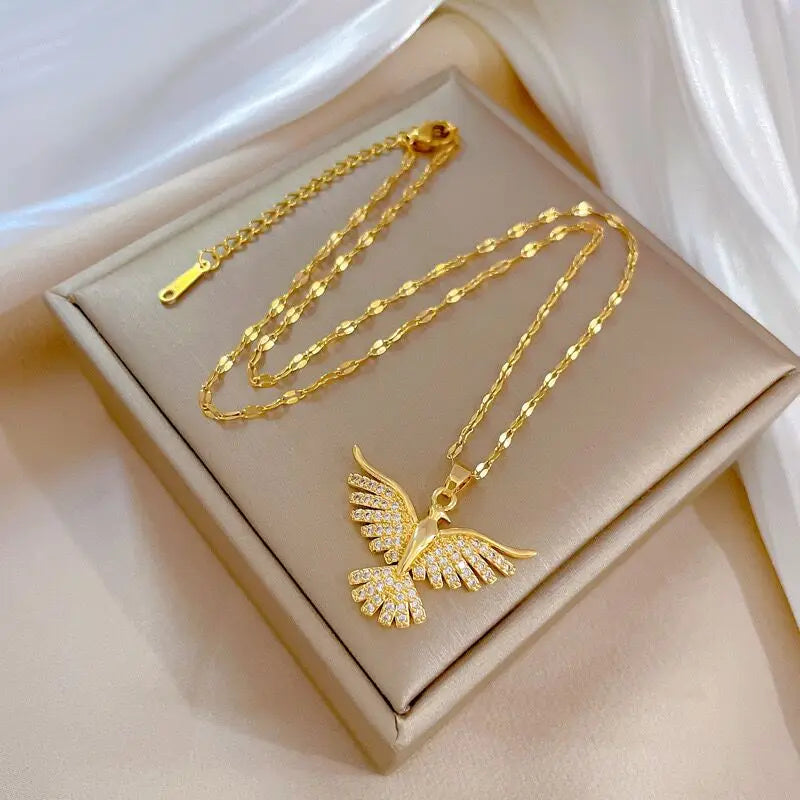 Phoenix Gold Necklace